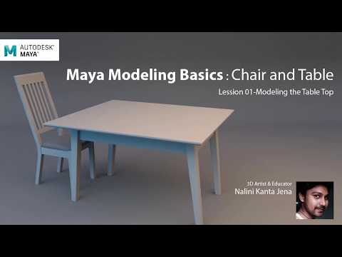 Maya Modeling Basics Part 01 Modeling the Table Top