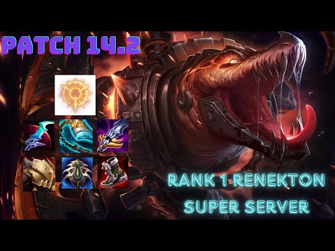 Rank 1 Renekton vs Jayce: Solokill lv1 and then snowball!