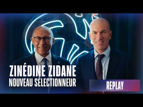 Zinédine Zidane nouveau sélectionneur, la conférence de presse ! (REPLAY)