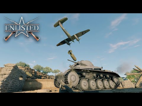Enlisted gameplay: USA (BR3) vs. Germany - Trouble in Tunisia