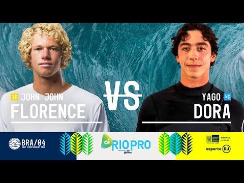 John John Florence vs. Yago Dora - Round Three, Heat 6 - Oi Rio Pro 2017