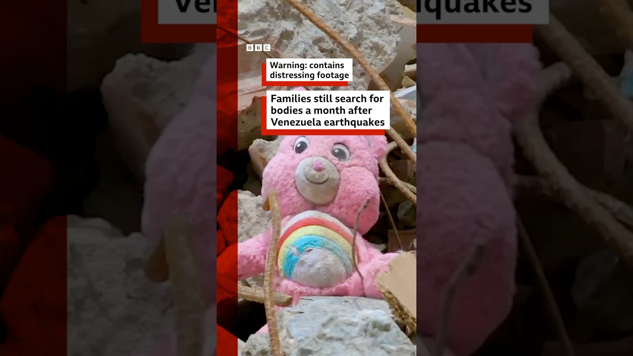 Video: Families dig for bodies in Caraballeda one month after Venezuela's June 24 twin quakes