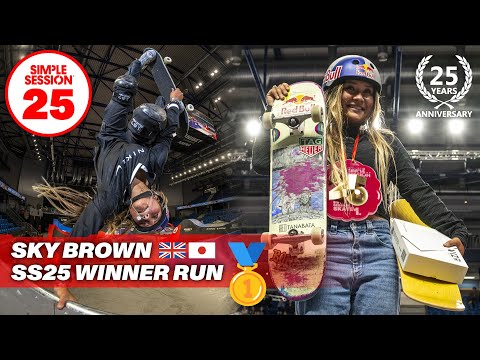 SKY BROWN 🇬🇧🇯🇵 – SIMPLE SESSION 25 WINNING RUN 🥇 & INTERVIEW