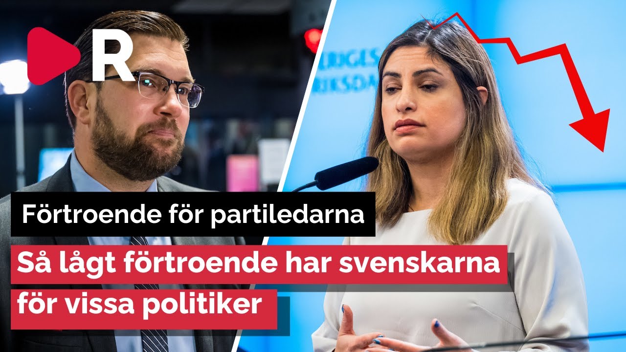 Så låg är svenskarnas förtroende för vänstern –  nya mätningen