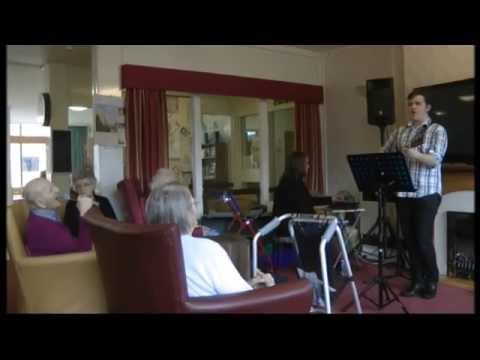 Matthew James sings with 100 yr old Charlie Urquhart