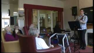 Matthew James sings with 100 yr old Charlie Urquhart