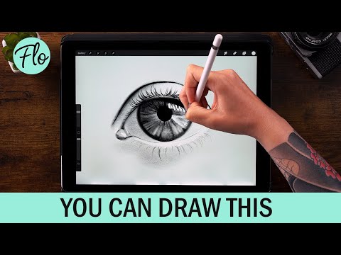 You Can Draw This EYE in PROCREATE