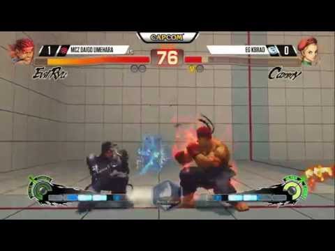 Daigo (Evil Ryu) vs K Brad (Cammy)  - Norcal Regionals 2015 #USF4