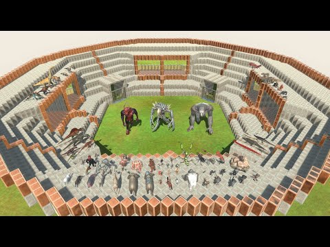 GORO + SCOURGE + KOZAGOG vs EACH FACTION - Animal Revolt Battle Simulator ARBS