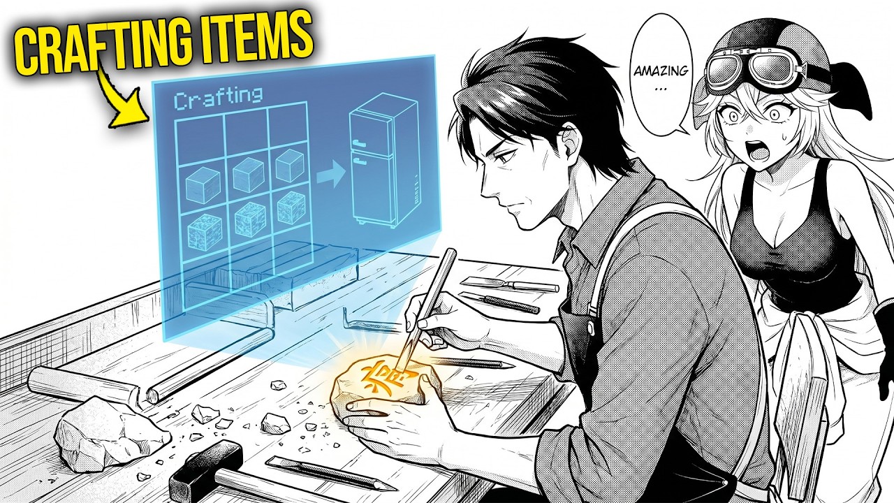 ISEKAI'D Handyman Writes JAPANESE On Magic Stones To Craft GOD-TIER Items For His Slow Life | Manga