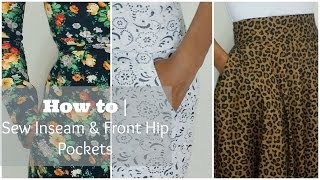 DIY | How to Sew Pockets | Inseam & Front Hip