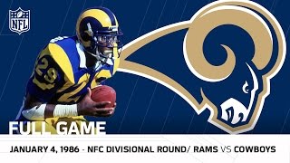 Dickerson&#39;s 248-Yard Playoff Record! | Rams vs. Cowboys 1985 Divisional Round | NFL Full Game