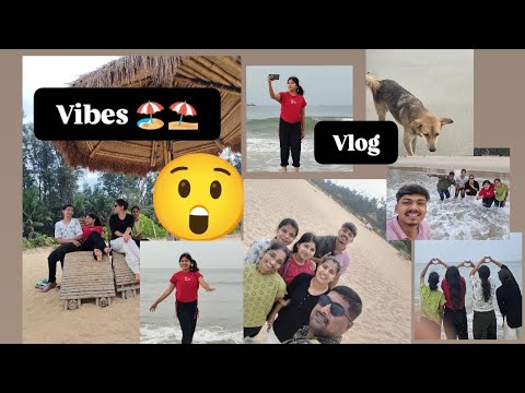 A day log🍁🍁//Morning beach ⛱️ vibez..|| with our team ppls😍😍what a masth dance 😄😹😹 @pramodini_naik 
