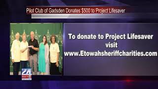 Pilot Club Makes Donation to Project Lifesaver