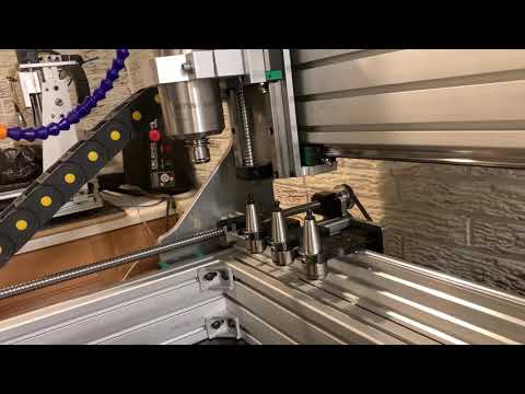 Testing my DIY CNC atc   (Tri Build)