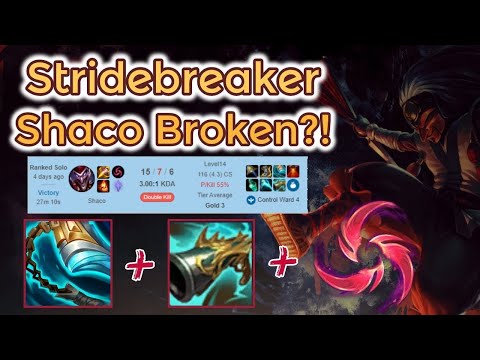 Stridebreaker Shaco Jungle S11 | 90% WR Jungle Mid Duo | Lol Shaco Jungle Gameplay - Ironicblaize