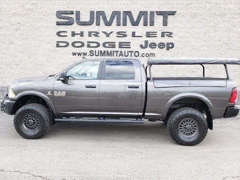 LIFTED 2016 RAM 2500 AEV PROSPECTOR CONVERSION WALK AROUND REVIEW IN GRANITE CRYSTAL SOLD! 10045