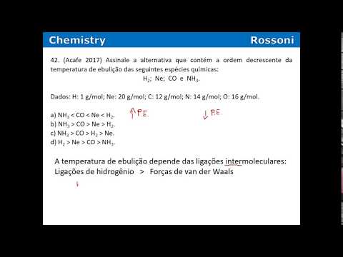 Acafe 2017 2 Medicina - Q42 Ligações intermoleculares