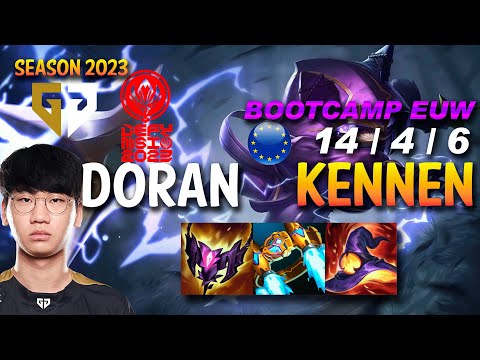 GEN Doran KENNEN vs OLAF Top - BOOTCAMP EUW Ranked - MSI 2023