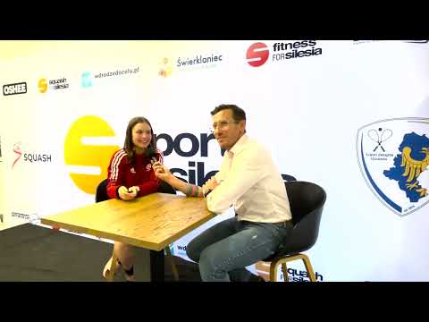 Wiktoria Grodzka  (zawodniczka squasha) - wywiad - Drużynowe Mistrzostwa Polski Juniorów 2023