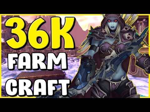 36, 000 Gold Farming To Craft In WoW BFA 8.3 - Gold Farming, Gold Making