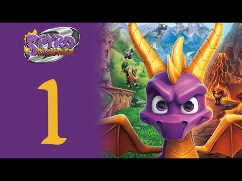 Spyro 2: Ripto's Rage! Reignited playthrough pt1 - A Whole New World/Of Monks and Hockey
