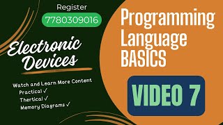 Day 7 | Electronic Devices | Programming Language Basics | Watch Full Video