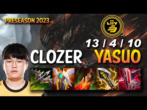 LSB Clozer YASUO vs AHRI Mid - KR Ranked