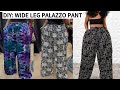 How To Cut And Sew A Wide Leg Palazzo Pant With Elastic Waist Band