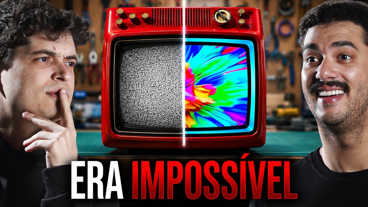 POR QUE foi tão DIFÍCIL INVENTAR A TV A CORES?