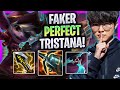 FAKER PERFECT TRISTANA GAME! - T1 Faker Plays Tristana Mid vs Syndra! | Season 2024