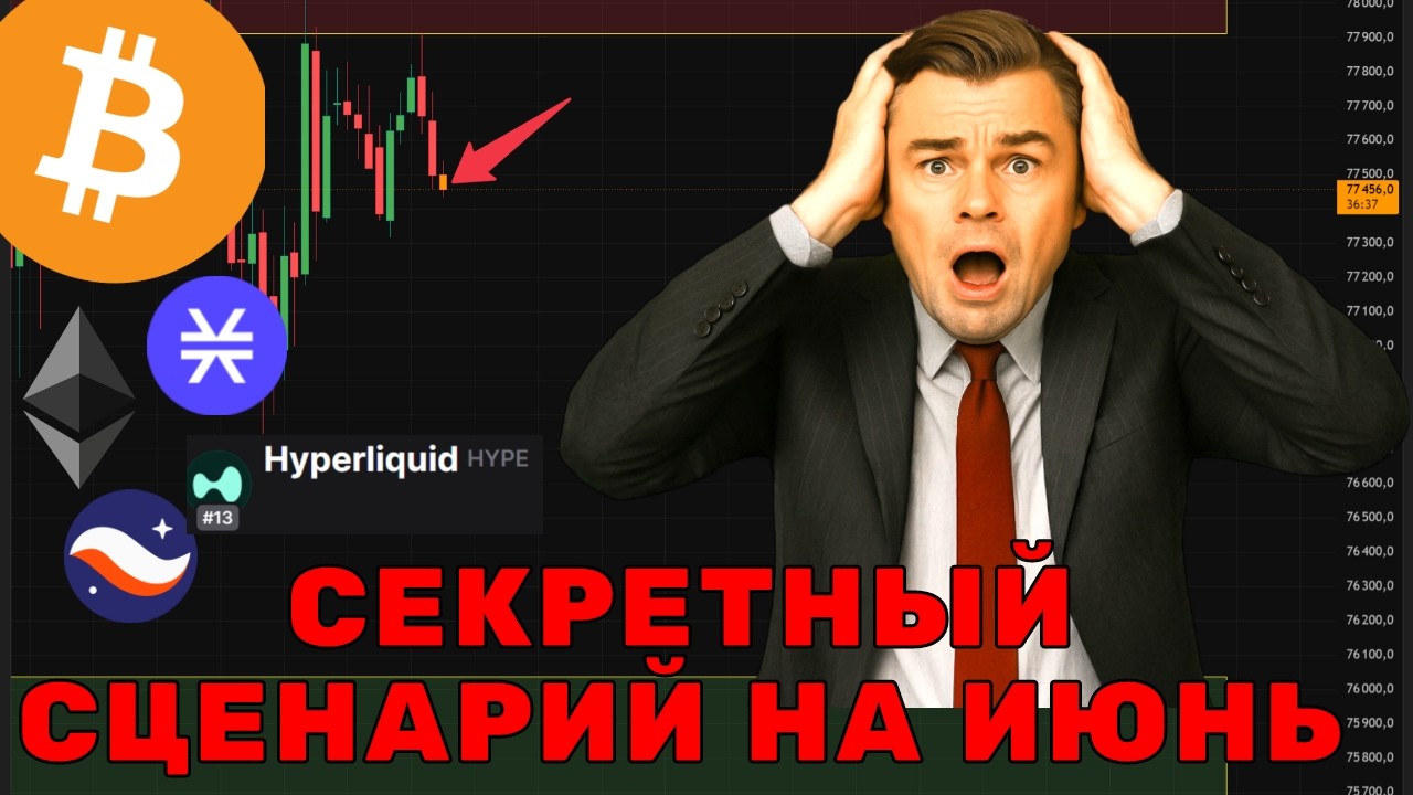 ДЕДЛАЙН 2 НЕДЕЛИ! СЕКРЕТНЫЙ СЦЕНАРИЙ ФРС НА ИЮНЬ ДЛЯ БИТКОИН И АЛЬТКОИНОВ!