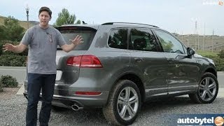 2014 Volkswagen Touareg TDI R-Line Test Drive & Diesel SUV Video Review