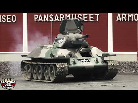 T-34/76 Engine Start And Tank Moving