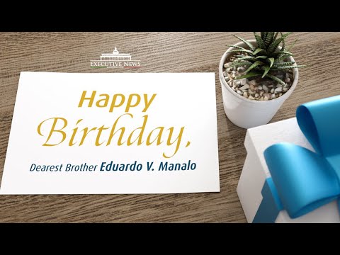 Happy Birthday, Dearest Brother Eduardo V. Manalo | An Executive News Presentation