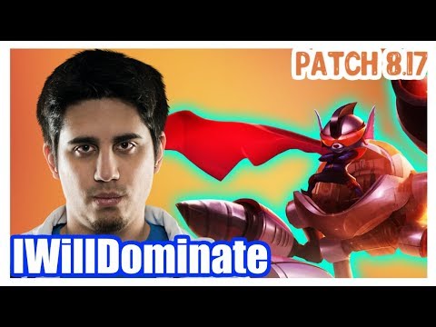 IWillDominate | RUMBLE vs CHO`GATH | RUMBLE Top | Challenger Gameplay | Patch 8.17