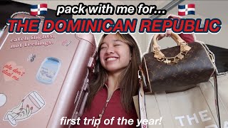 PACK WITH ME FOR THE DOMINICAN REPUBLIC | punta cana baby!