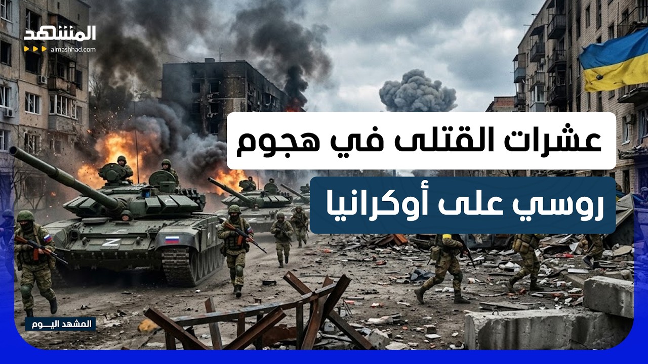 حصيلة ثقيلة للضربة الروسية على حافلتين في شرق أوكرانيا - المشهد اليوم