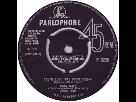 UK New Entry 1965 (9) Cilla Black - You've Lost That Lovin' Feelin'