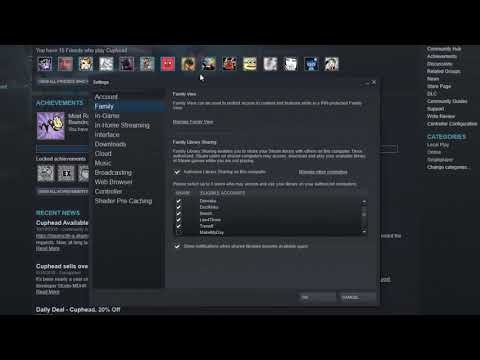 How to Share Steam Library With Friends (Steam Family...