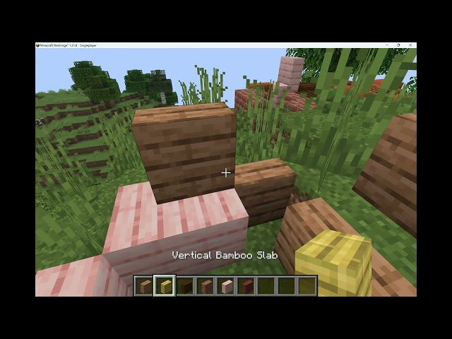 Just Vertical Slabs Minecraft Mod