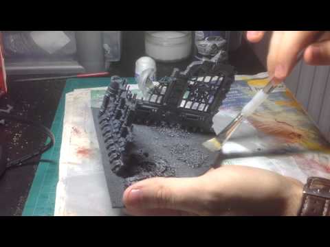 Tutorial: An easy way to paint war games ruins scenery