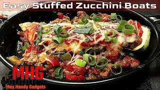 Easy Stuffed Zucchini Boats