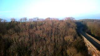 preview picture of video 'ArDrone flying around Porthkerry viaduct'