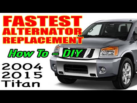 How To Replace Alternator Nissan Titan Armada - Fastest and Easiest Way To Remove Titan Alternator