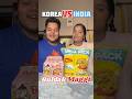 Indian Maggi Vs Korean Ramen Shorts