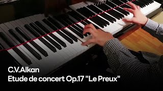 C.V.Alkan - Etude de concert Op.17 "Le Preux"