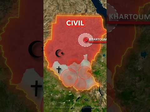 Why Did South Sudan And Sudan Split ?? 🔥 🇸🇩 🇸🇸 #shorts #maps #geography #sudan #southsudan #history