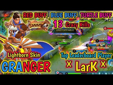 GRANGER + ALL BUFFS!! JUST RUN FOR YOUR LIFE BRO!! Gameplay by ˣ LarK ˣ Top Global Player - MLBB