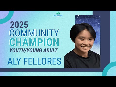 2025 Community Champion (Youth/Young Adult) Award Winner: Aly Fellores